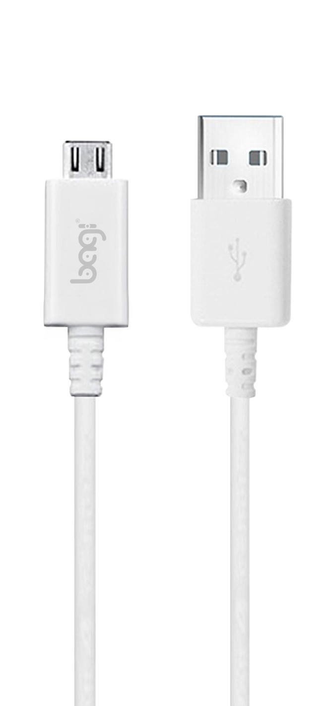 Cáp Da Sạc Nhanh Dài 1.2m Cho OPPO,SAMUNG,XIAOMI,VIVO...Cổng Micro USB - Bagi MB120 - Hàng Chính Hãng