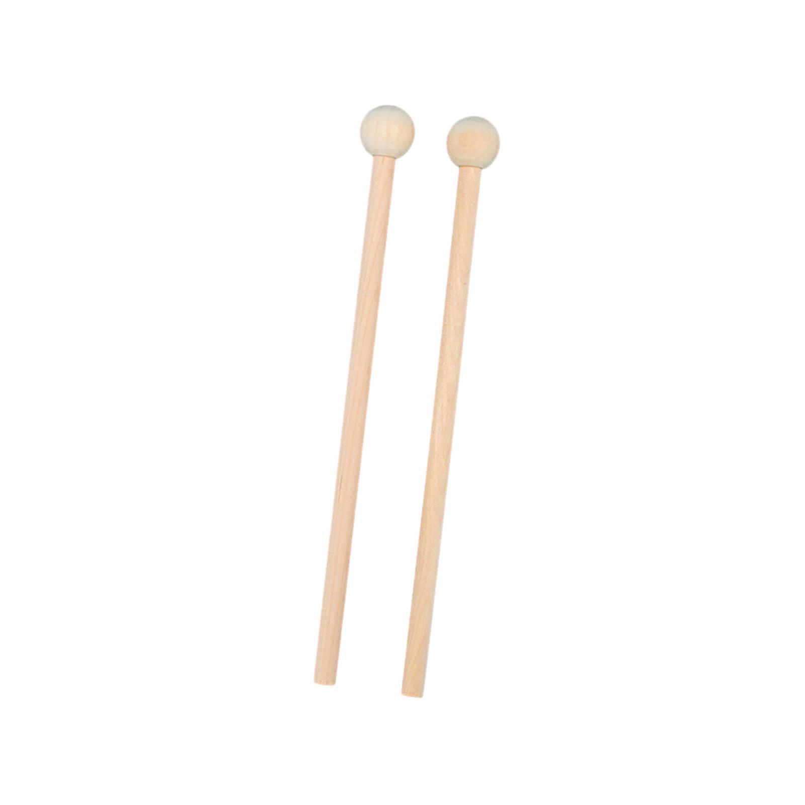 2x Percussion Mallets Lightweight Musical Parts for Chime Glockenspiel Bells