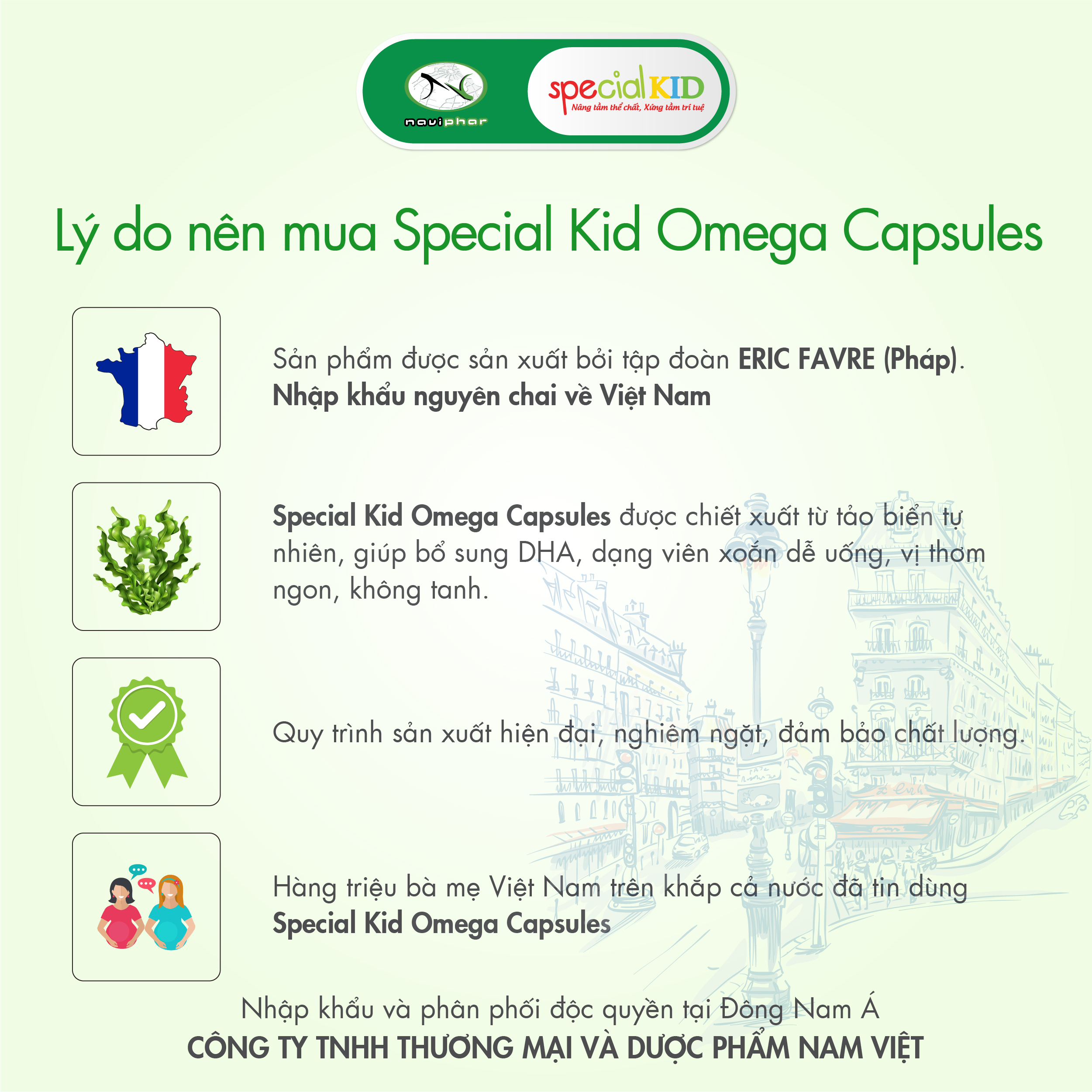 [Hộp 30 viên]TPBVSK Special Omega Capsules - Tinh dầu bổ sung Omega, DHA - Tốt cho não bộ và tim mạch, hỗ trợ tăng cường thị lực [Nhập khẩu Pháp]