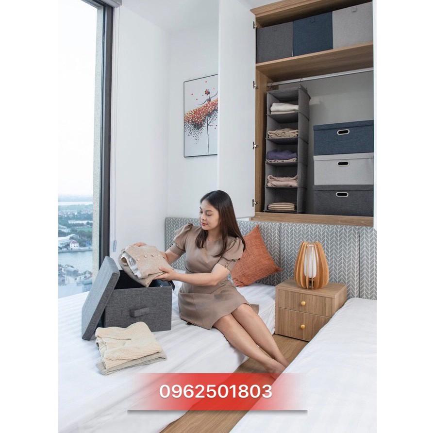 Combo 2 Hộp Đựng đồ Hàn Quốc size lớn 45x34xH24cm