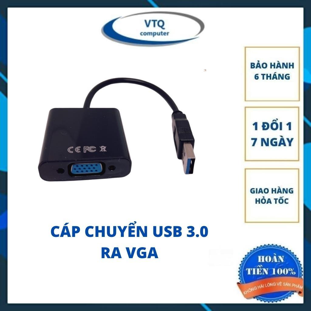 Đầu chuyển đổi usb 3.0 sang VGA 1080p cho laptop/pc/hdtv tương thích với windows xp 7/8/8.1/10