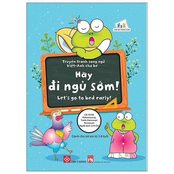 Truyện Tranh Song Ngữ Việt - Anh Cho Bé - Let’S Go To Bed Early! - Hãy Đi Ngủ Sớm!