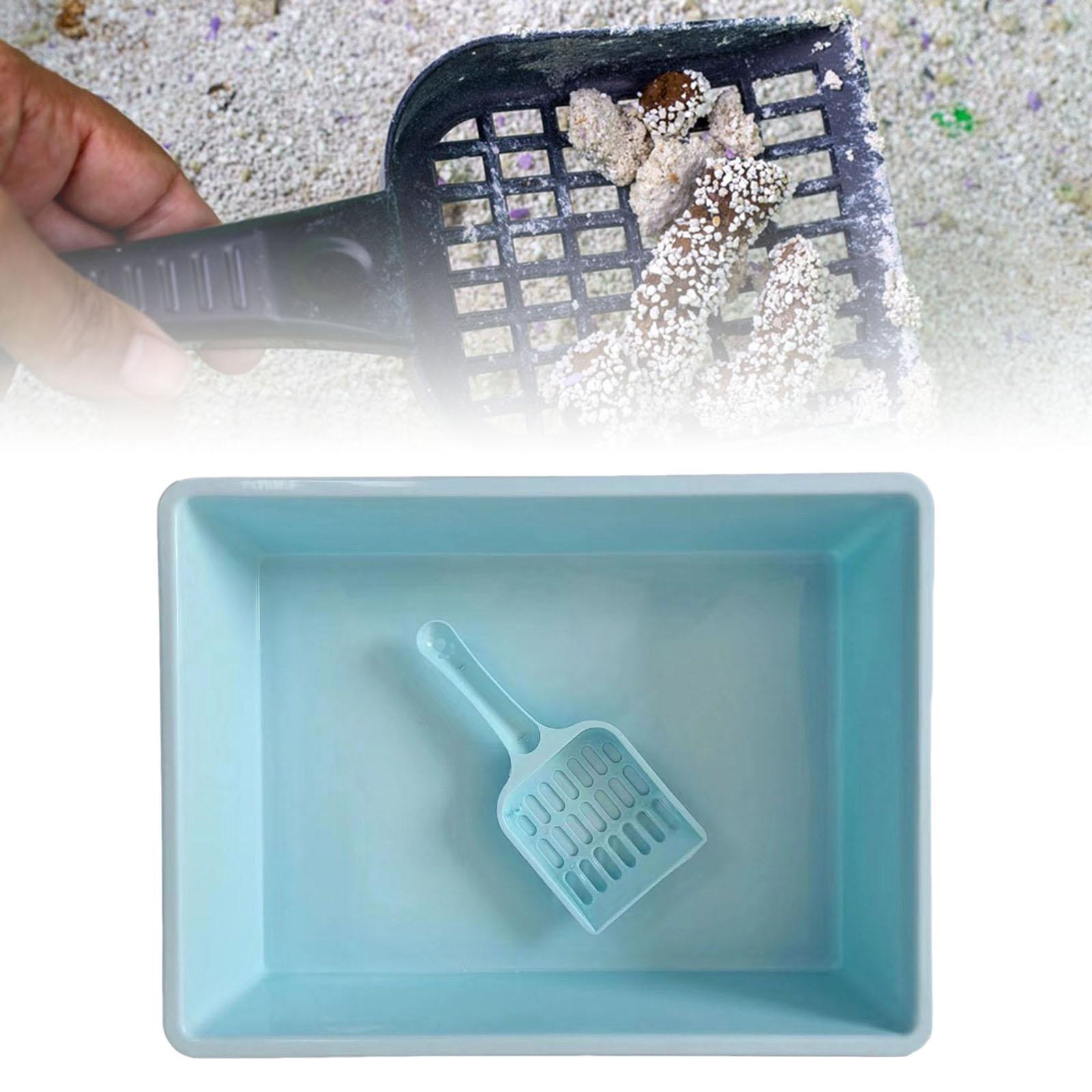 Cat Litter Box Pet Litter Tray Toilet Litter Pan Kitty with