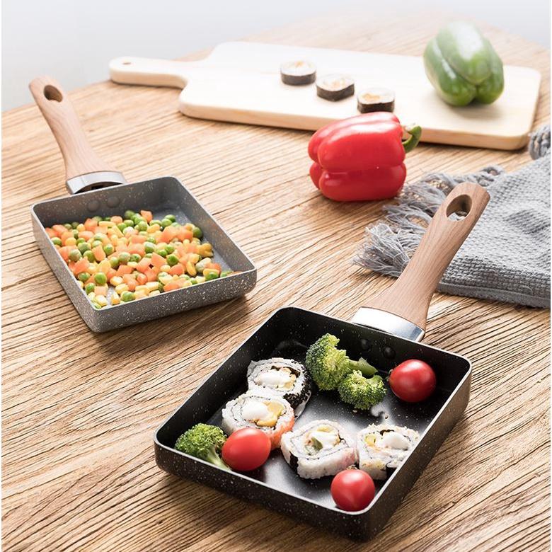 Chảo Chiên Trứng Chống Dính Tiện Dụng - Màu Hồng - Cực Dễ Thương