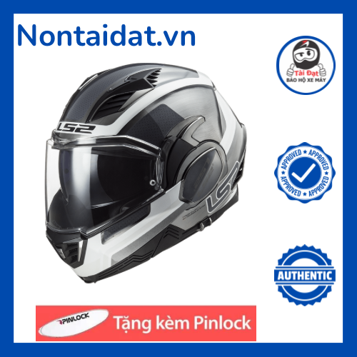 Mũ bảo hiểm fulface lật hàm linh hoạt - LS2 FF900 Valiant 2 Orbit