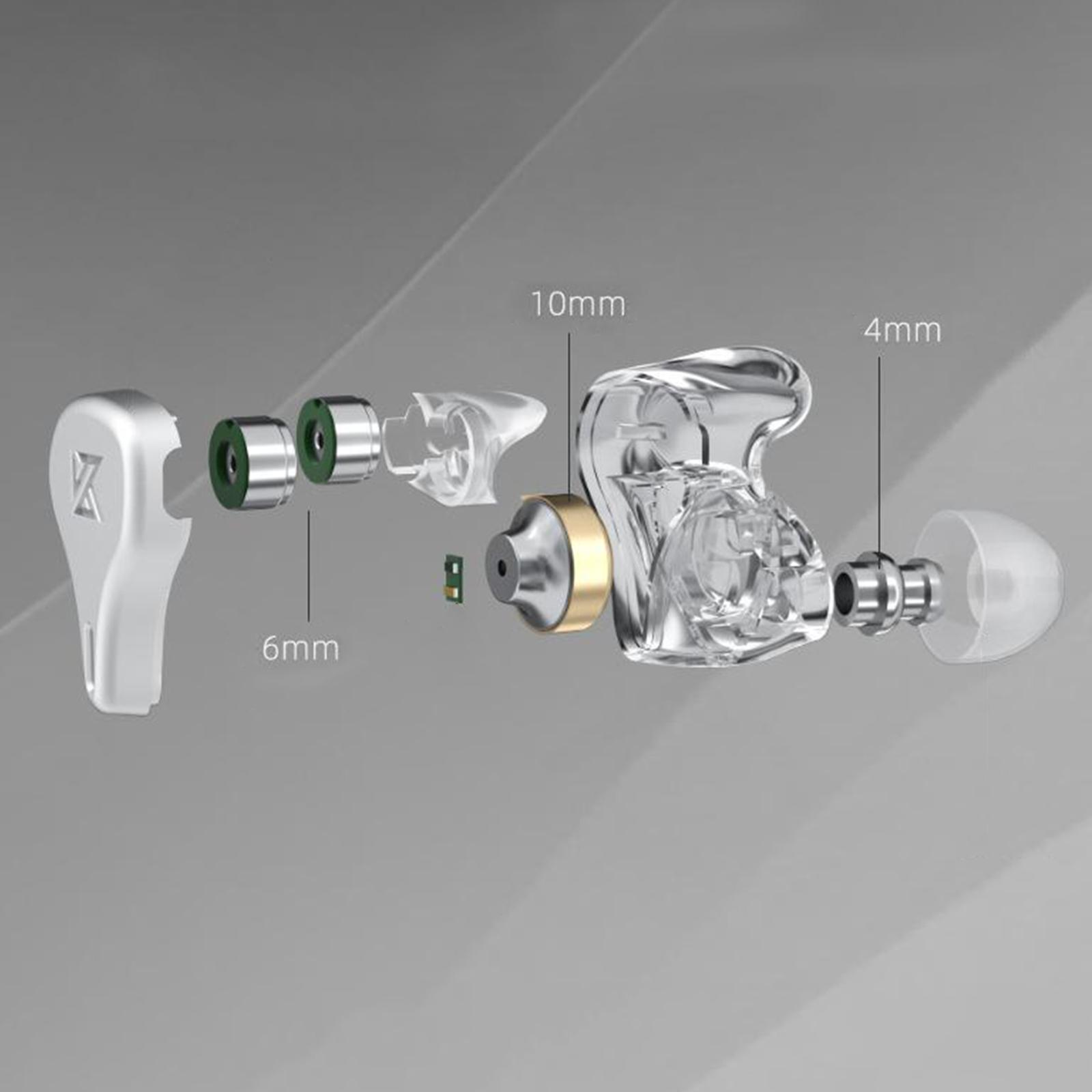 DQ6 Earphone 3DD Bass HiFi Earbuds in-Ear Noise Cancelling Music Sport Earphones