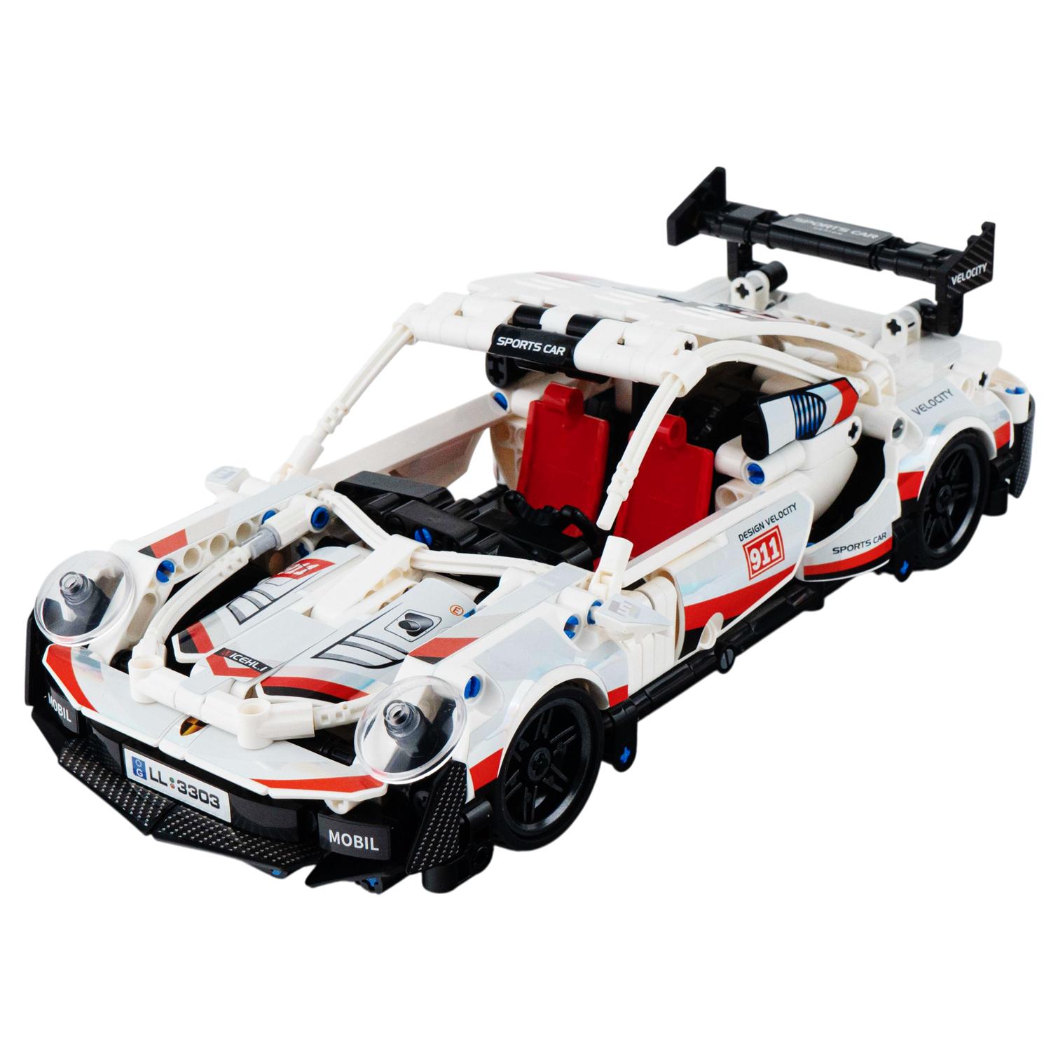 Đồ Chơi Lắp Ráp Xe Thể Thao Chạy Đà Siêu Tốc - Super Speed Pullback Sports Car - Toys&amp;Joys 3303 (540 Mảnh Ghép)