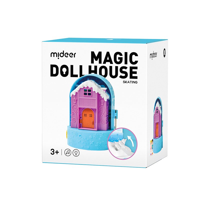 Đồ Chơi Ngôi Nhà Búp Bê Mini Có Đèn và Âm Thanh - Mideer Magic Doll House