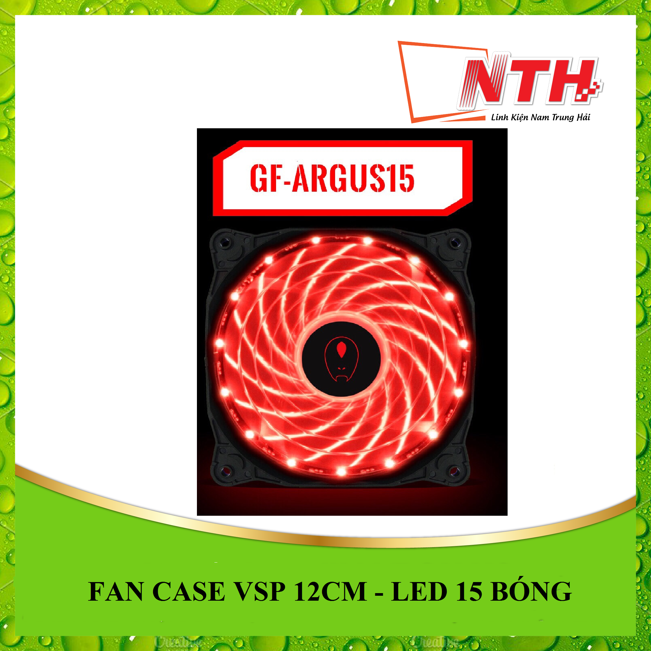 Fan Case VSP -12cm- LED 15 Bóng - Full box - Hàng nhập khẩu