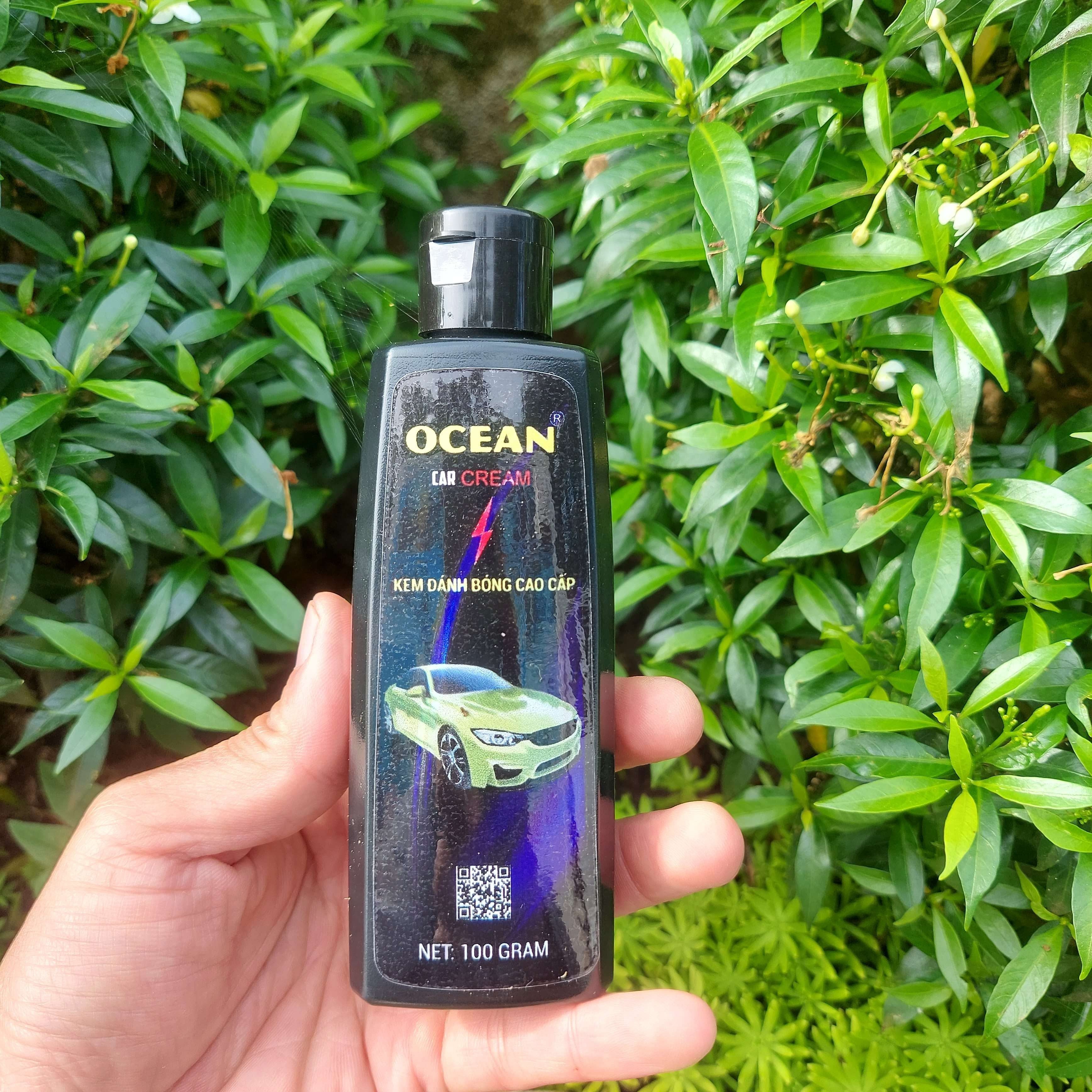 Kem đánh bóng ô tô cao cấp Ocean 100gram