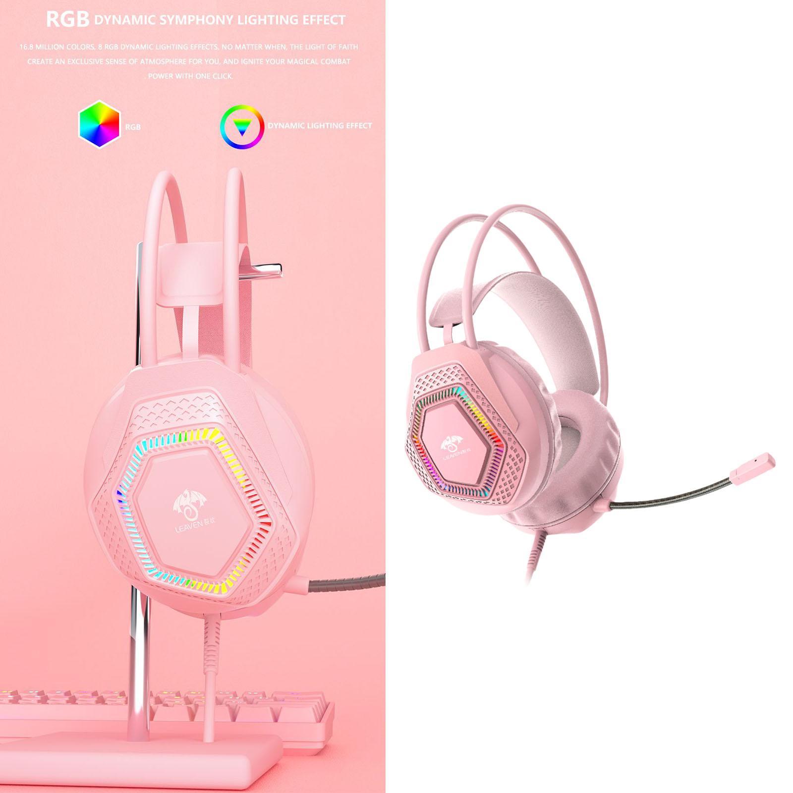 Gaming headset multi platforms pc computer laptop White