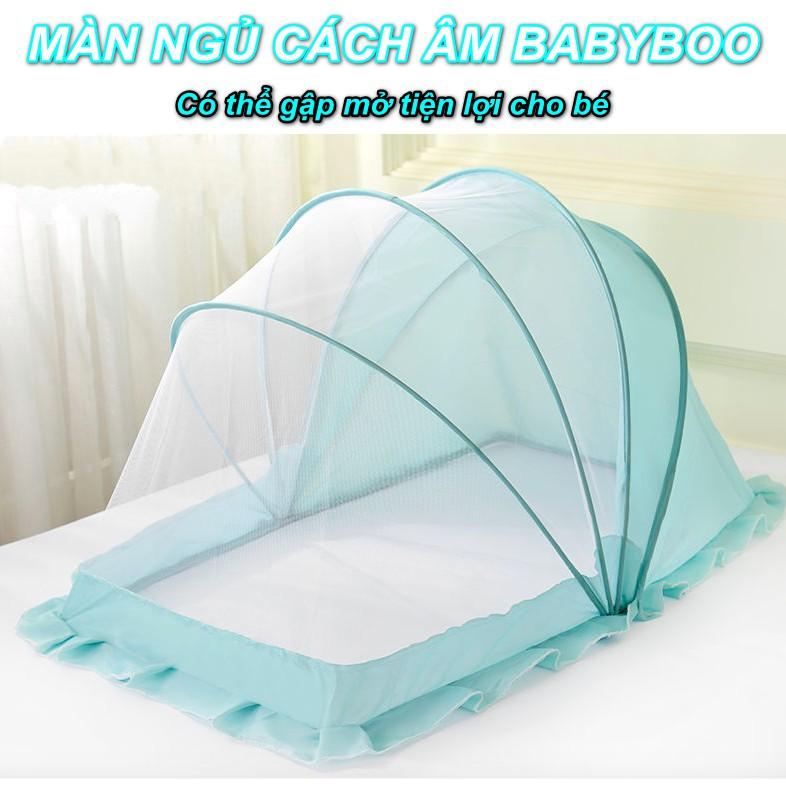 MÙNG NGỦ CHỐNG MUỖI CÔN TRÙNG CÁCH ÂM XẾP GỌN CHO BÉ CAO CẤP BABYBOO Size L (128 x 60 x 65cm)