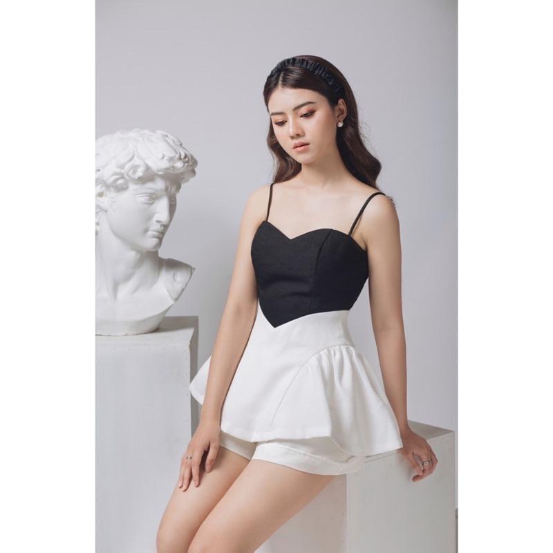 Áo dây kiểu chít eo