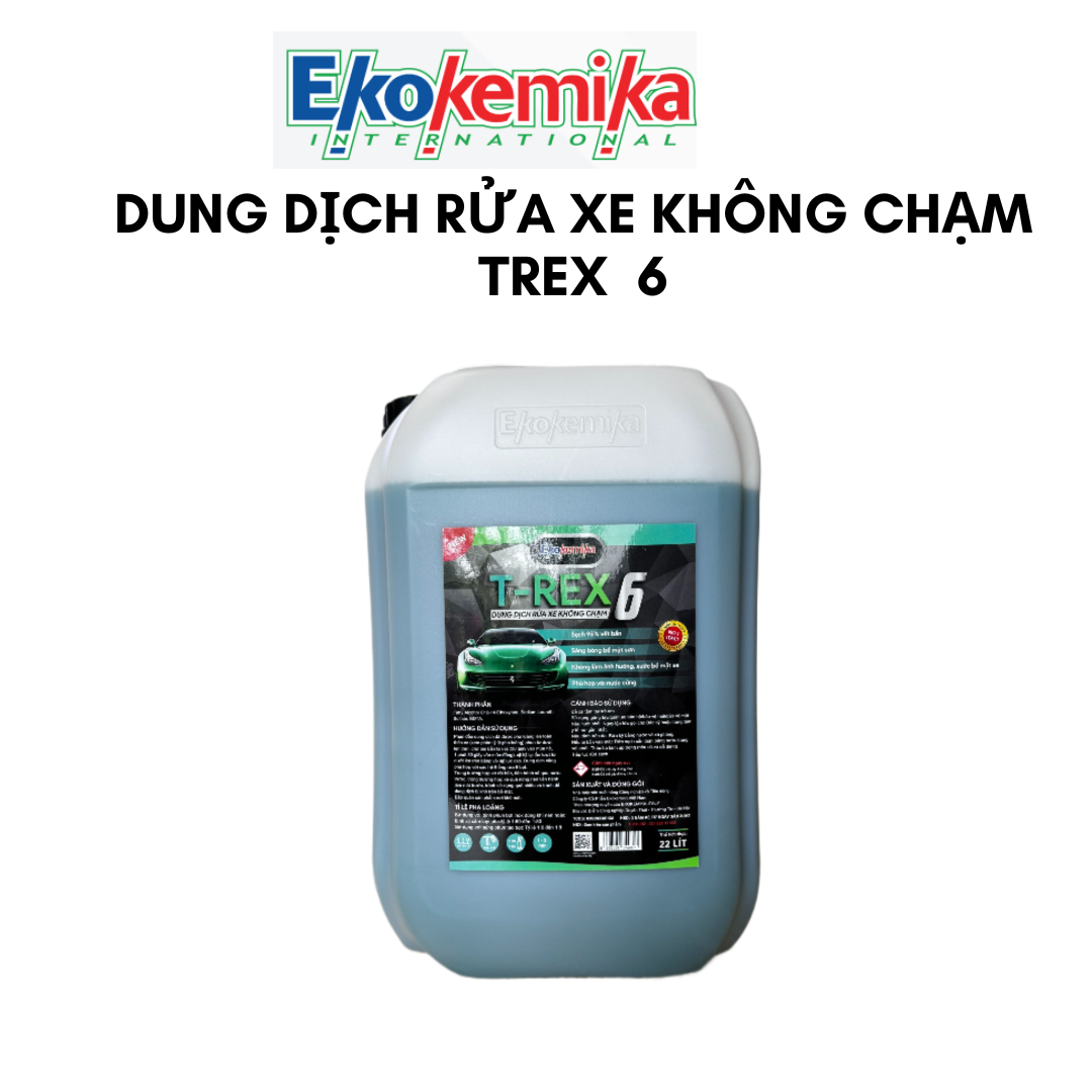 NƯỚC RỬA Ô TÔ - XE MÁY KHÔNG CHẠM ĐẶC BIỆT EKOKEMIKA ITALY T-REX 6 -22L