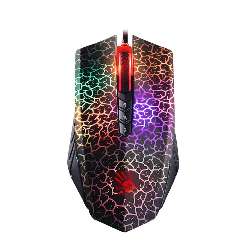 Cho Đẫm Máu A70 4000DPI USB Chuột Chơi Game Có Dây Cảm Biến Quang Học Nhiều Màu Sắc Chói Chuột Chơi Game Dành Cho Game Thủ Chuyên Nghiệp Cho Máy Tính laptop