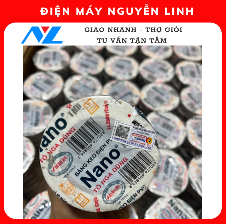 10 cây băng keo điện Nano trắng ( 10 cuộn )