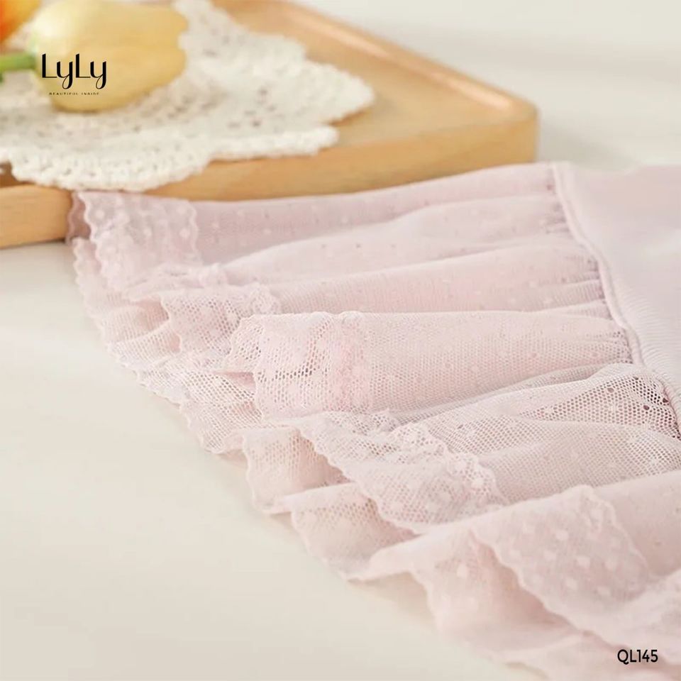 Quần đùi nữ ống loe lưng cao siêu mềm mại thoáng mát Lylylorem QL145