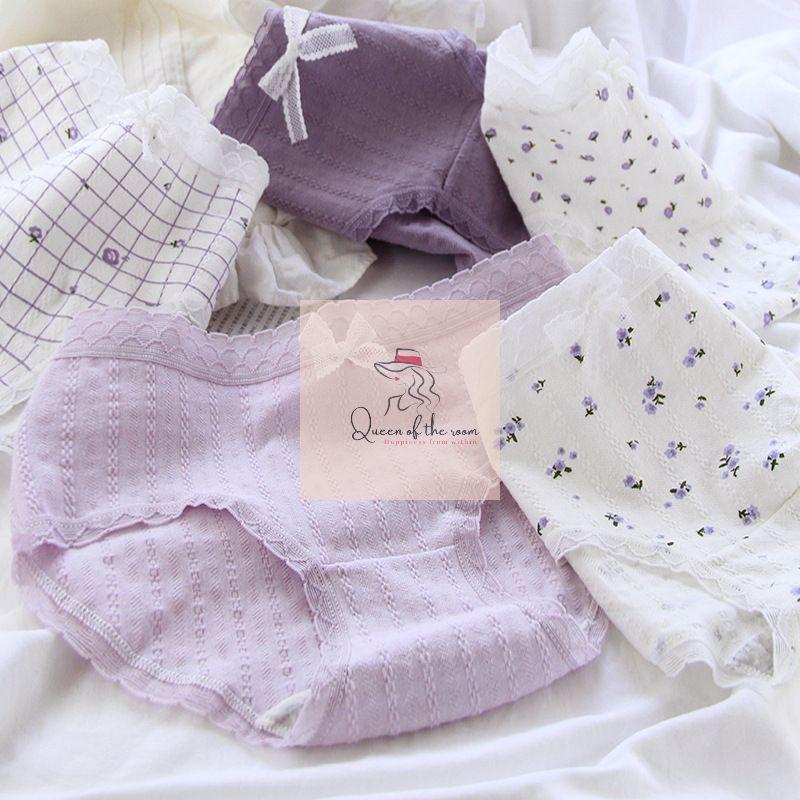 Combo 5 chiếc quần lót cotton dễ thương size M
