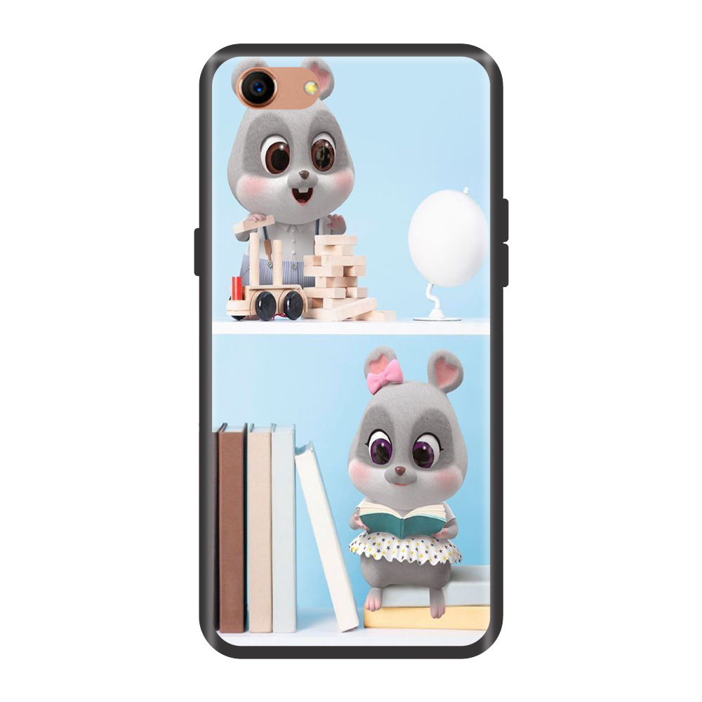 Ốp lưng TPU viền dẻo cho điện thoại OPPO A83 Hình Chuột Tết 2020 - Mẫu 28