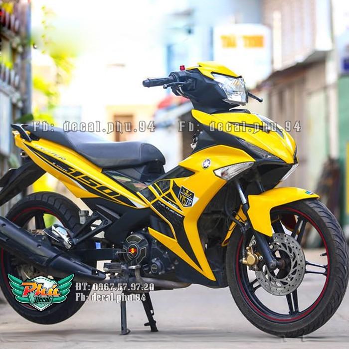 Tem rời Exciter 150 Y15 ZR vàng