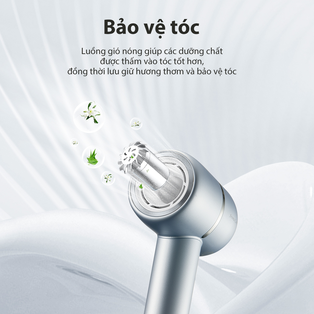 Máy Sấy Tóc Công Nghệ Ion Âm SAMONO Không gây hư tóc Quạt gió mạnh mẽ Tiếng Ồn Thấp Công Suất 900W SW-HD900 HÀNG CHÍNH HÃNG BH 12 THÁNG