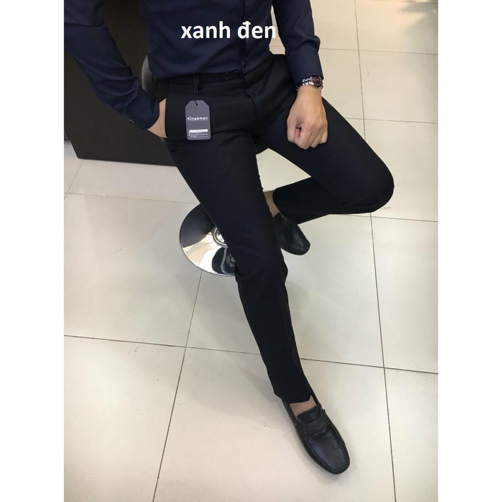 Quần âu nam ống côn hàn quốc