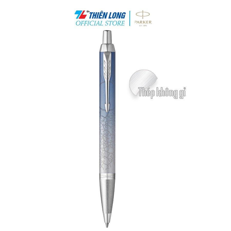 Bút bi Parker IM Special Editon Polar Grey - Thép không gỉ - Ngòi 0.7mm - 2153005