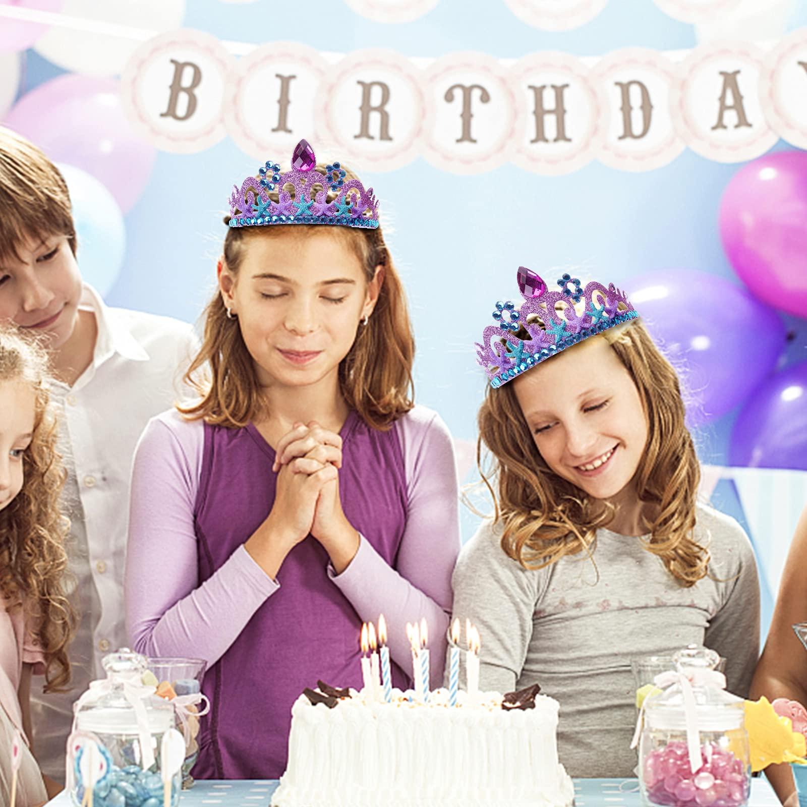 Đầm Công Chúa Vương Miện Băng Đô Vàng Vương Miện Cho Sinh Nhật Bé Gái