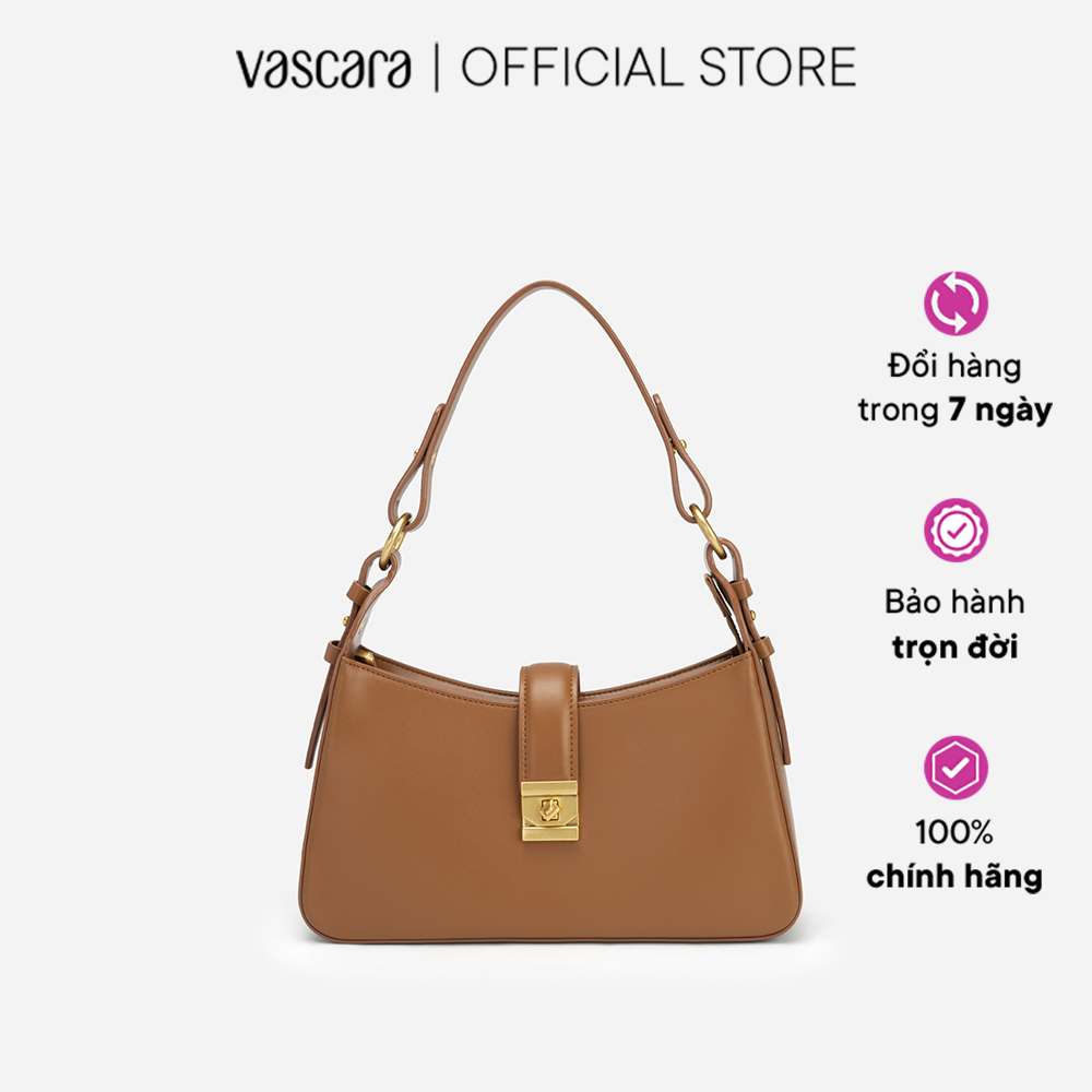 Vascara Túi Hobo Quai Cài Phối Khóa Gold - TOT 0091