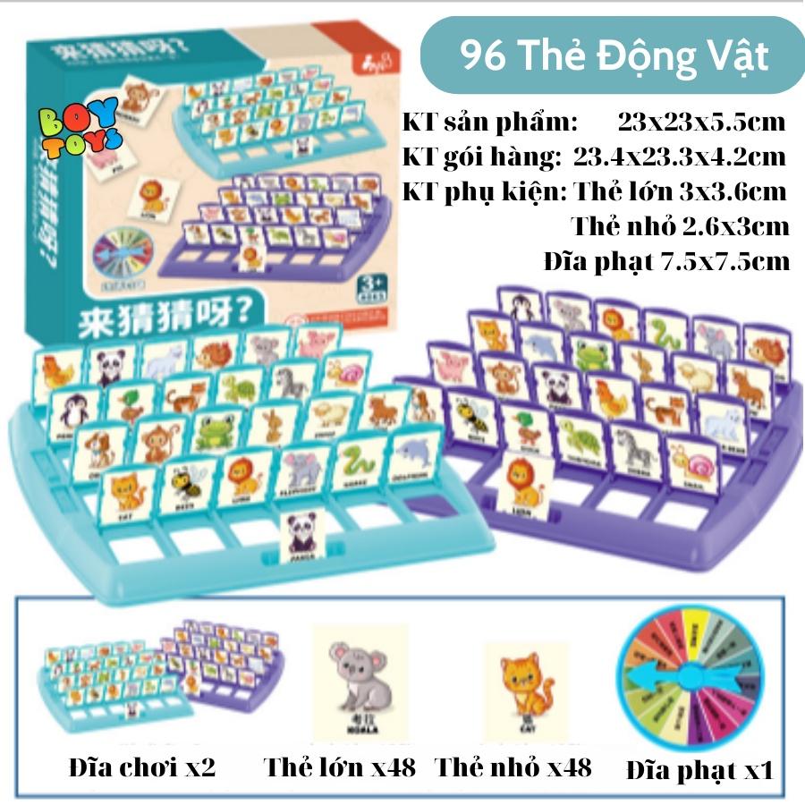 Đồ chơi Board Game Who is it đoán nhân vật giúp bé rèn luyện kĩ năng tư duy, suy luận phát triển trí não