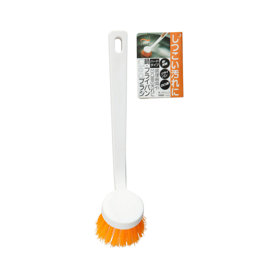 Bàn Chải Cọ Rửa Nồi Chảo Có Tay Cầm Của Nhật Bản KB804