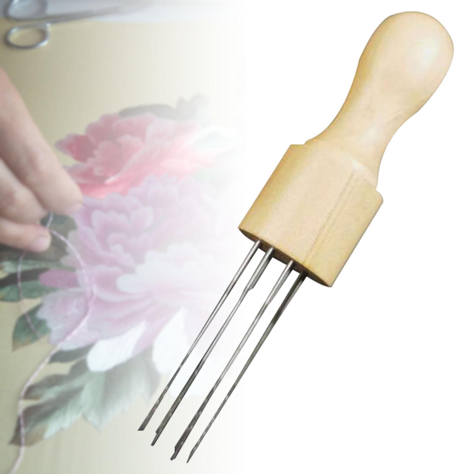 7pcs/Set Embroidery Punch  Kits,Embroidery Tools Adjustable Rug Yarn Punch  for DIY Sewing Embroidery