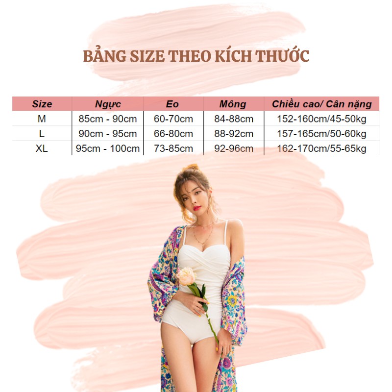 Bikini Đi Biển, Bikini 1 Mảnh Kín Đáo Đi Biển, Đồ Bơi Nữ Kín Đáo 1 Mảnh - OQAB055 - Ope Store