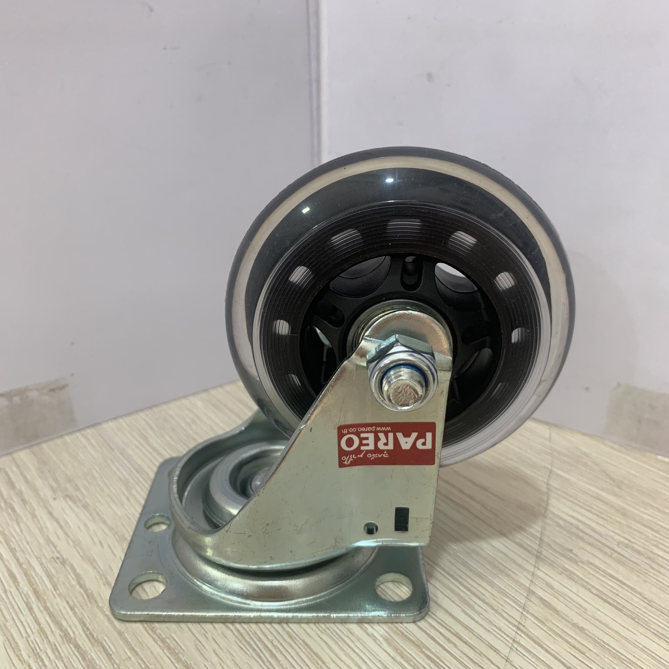 Bánh xe đẩy PU càng thép xoay 75mm - Pareo
