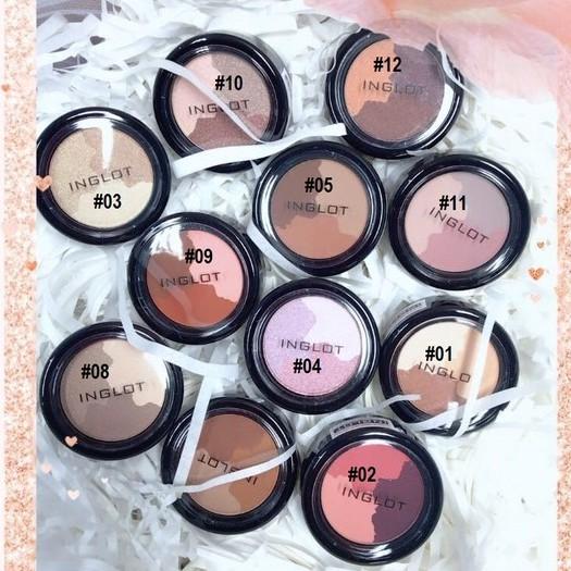 Phấn mắt 3 màu có nhũ nhiều M3 Amc Shine Inglot