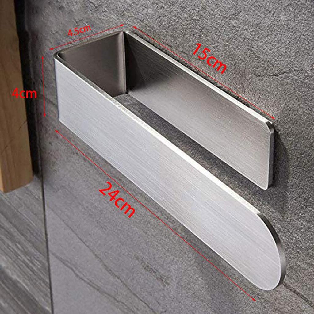 Sticky Towel Hanger Towel Self Adhesive Wall Mounted Bathroom Organizer