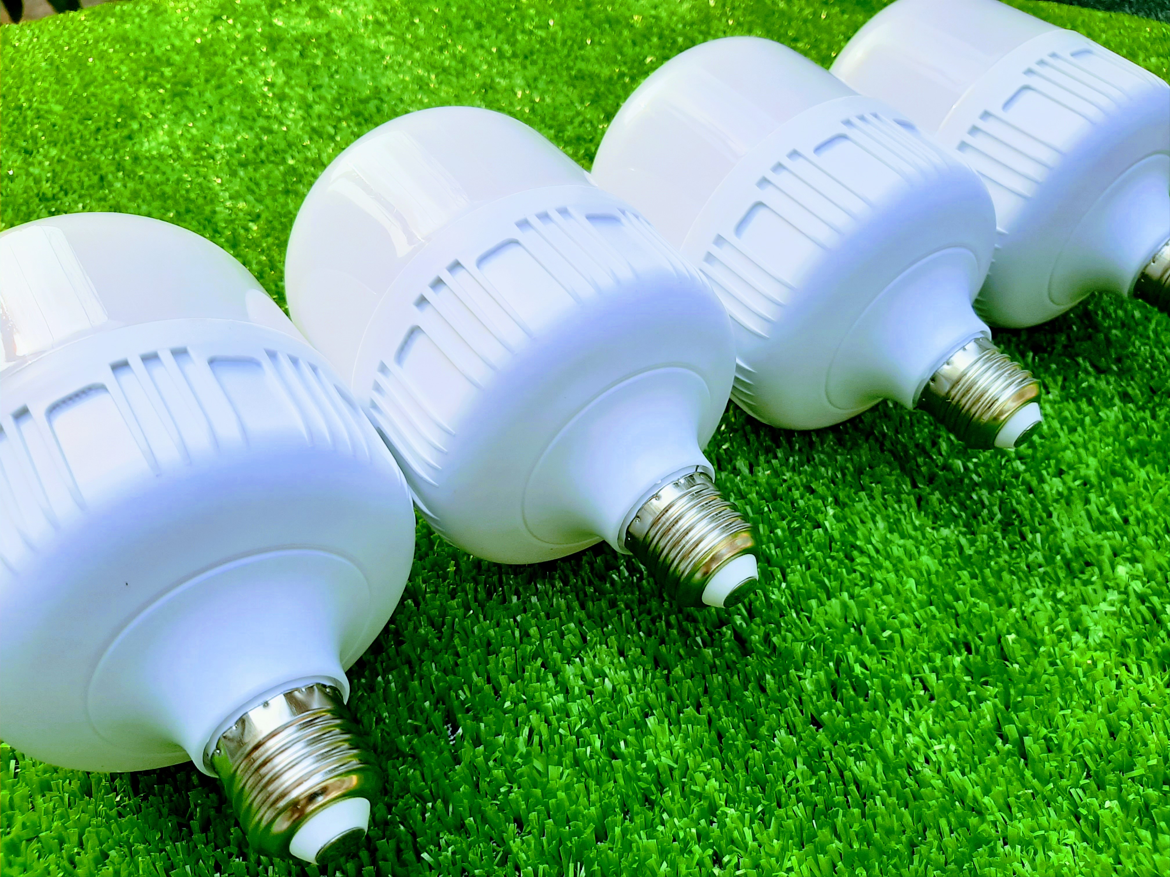 Combo 3 Bóng Đèn Led Buld Trụ 40W Ánh Sáng Trắng 6500K Tiết Kiệm Điện