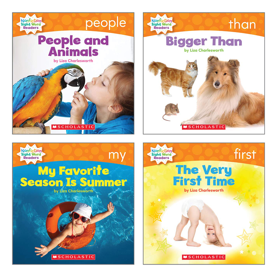 [Hàng thanh lý miễn đổi trả] Nonfiction Sight Word Readers Level D With Cd (Student Pack)