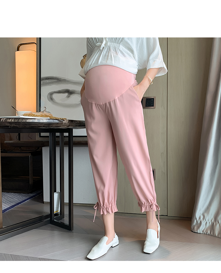 Bộ Bầu hè thu tay lửng nhấn eo phong cách AB1260