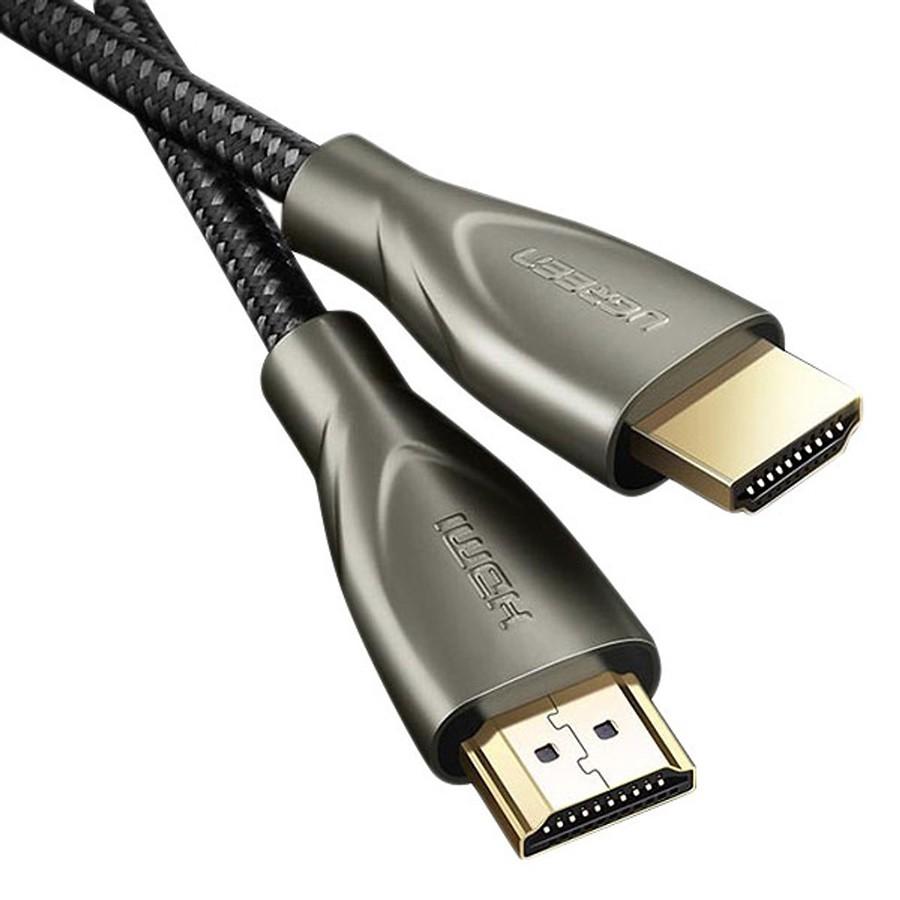 Cáp HDMI 2.0 Carbon Ugreen 50107 dài 1,5m chuẩn 4K/60Hz - Hàng Chính Hãng