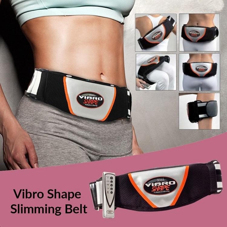Đai massaage rung nóng Vibro Shape, máy rung mỡ bụng