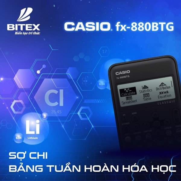 Review Tính Năng Vượt Trội Của Máy Tính Casio Fx-880BTG – BITEXSHOP