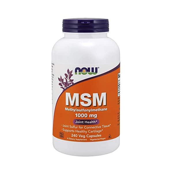 Viên uống hỗ trợ xương, khớp, sụn NOW Supplements, MSM  1,000 mg, Joint Health*