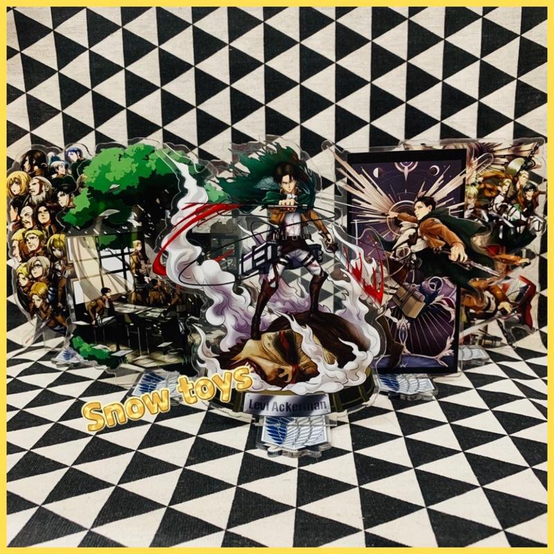 Mô Hình Tượng Standee Acrylic Mica 2 mặt - Attack On Titan - Eren Mikasa Armin Erwin Levi Hange Bertolt Annie Reiner AOT
