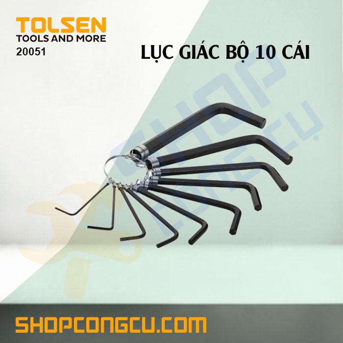 Lục giác bộ 10 cây Tolsen 20051