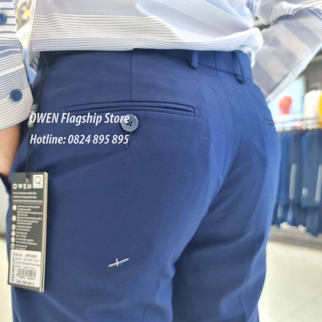 OWEN - Quần âu nam công sở dáng REGULAR trợ cạp Tăng đơ co dãn mã QRT20527