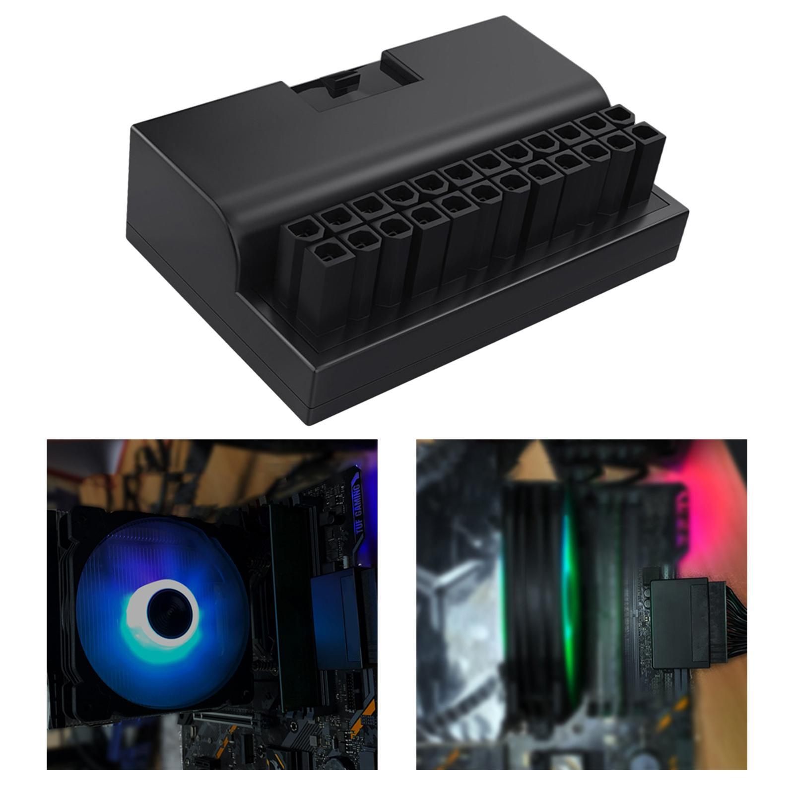 24Pin  Adapter  24Pin to 24Pin Modular for  Supply  PC