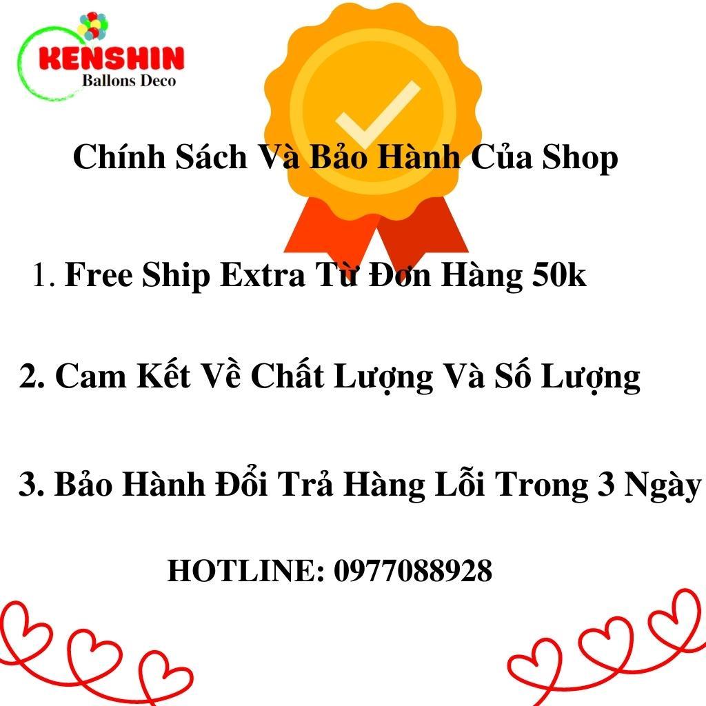 Set Bóng Trang Trí Sinh Nhật Gồm Bóng Chữ Happy Birthday, 2 Rèm Kim Tuyến 50 Bóng Bay cho Bé Trai, Bé Gái KS001