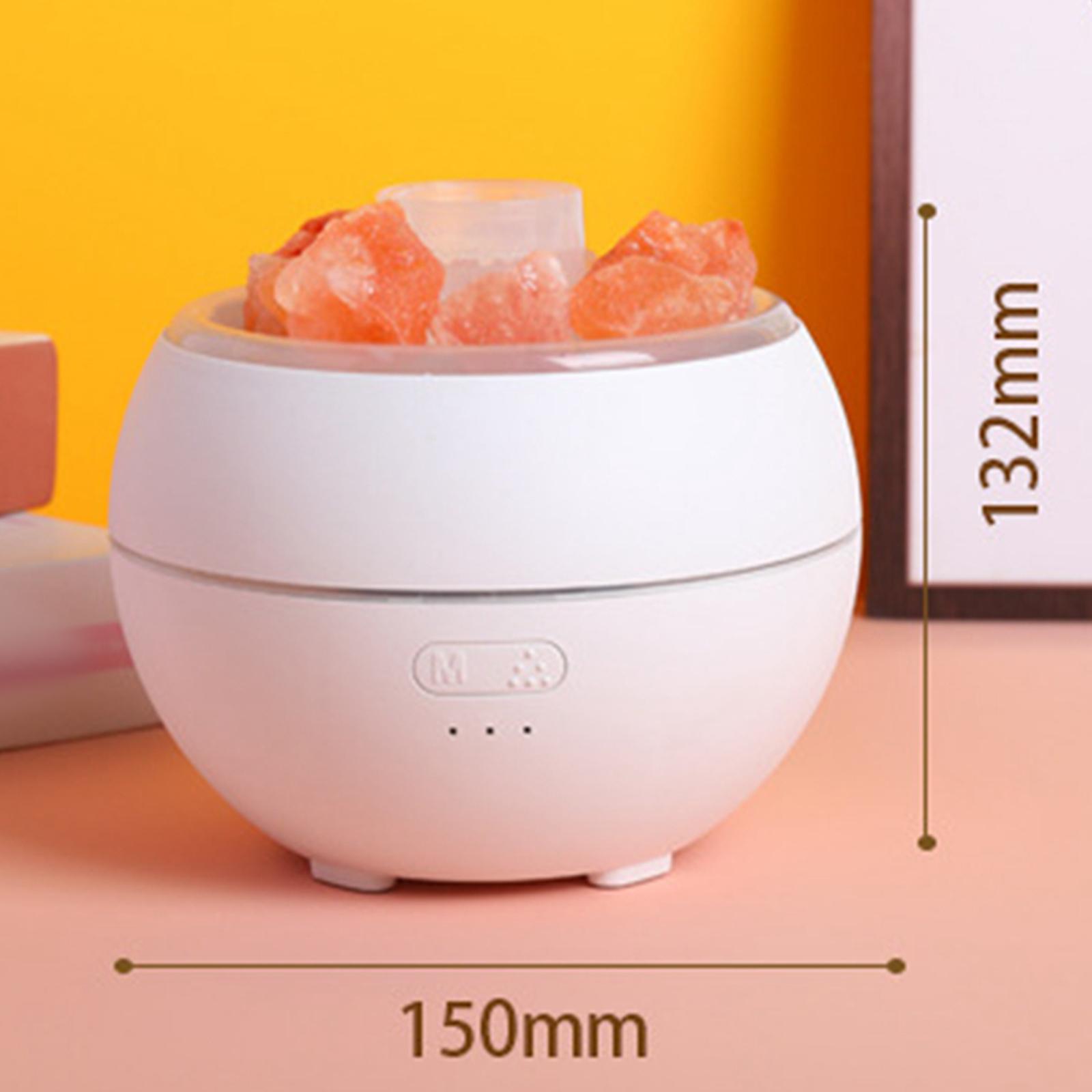 USB 300ml Air Humidifier Essential Oil Diffuser with Realistic Flame Quiet Night Light for Office Tabletop Baby Room Bedroom Decoration