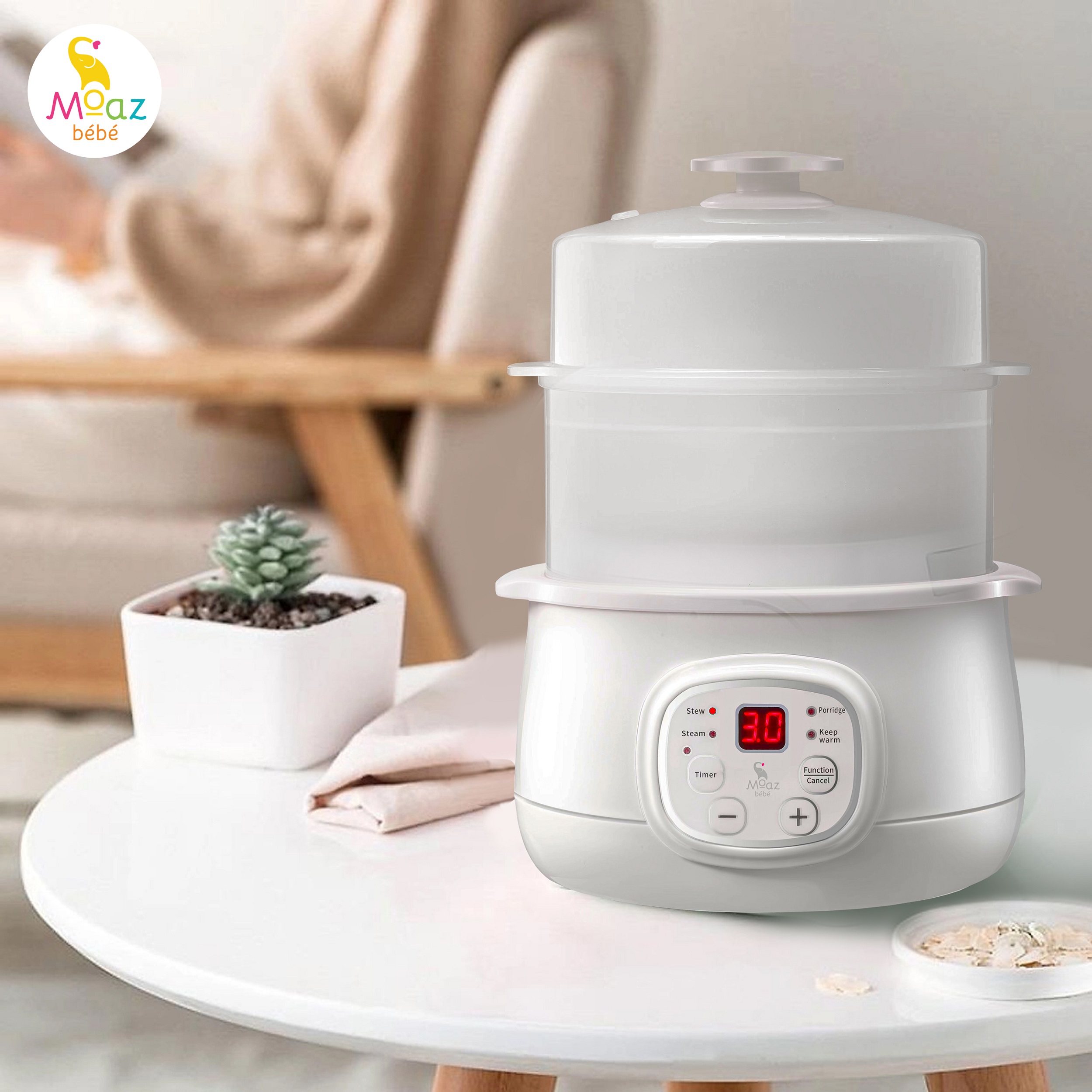 Nồi nấu chậm Hàng Chính Hãng Moaz BéBé MB – 060